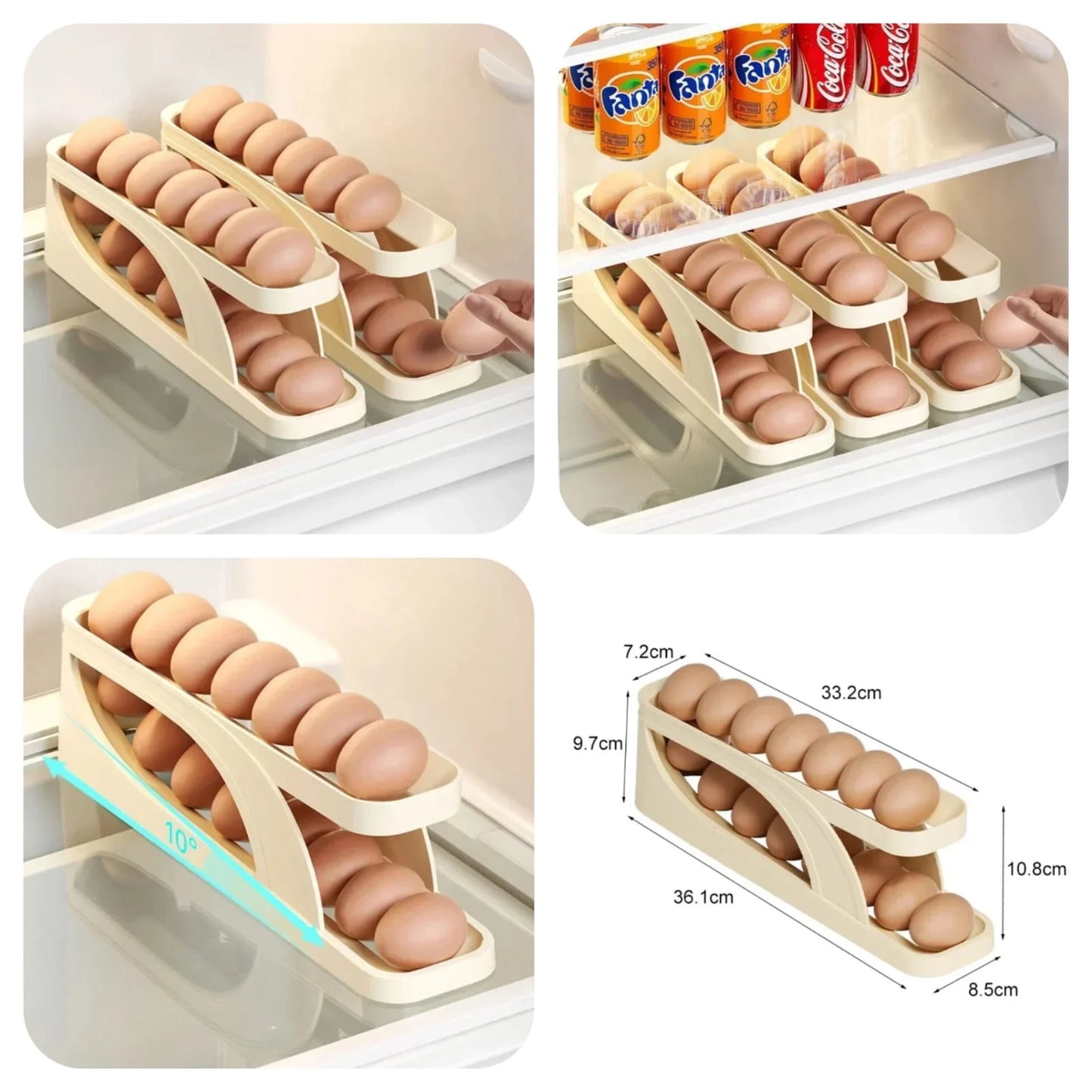 Rolling Egg Storage Box