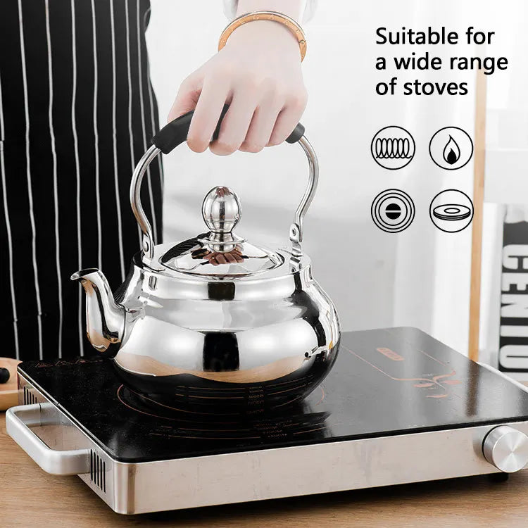 High Quality Stovetop Coffee & Tea Kettle Stainless Steel with Filter