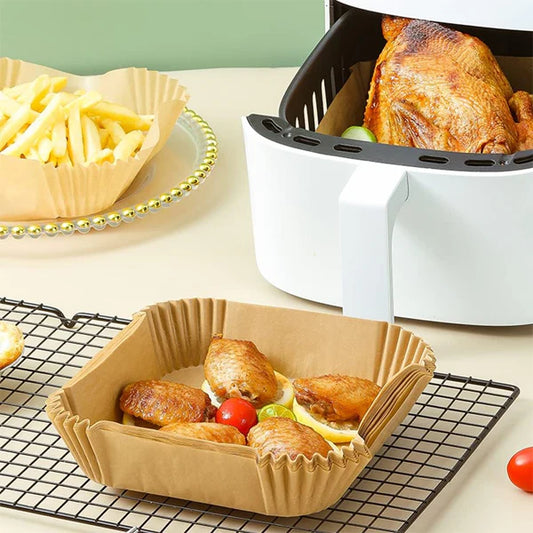 Air Fryer Disposable Non Stick Paper Liners 50 Pcs