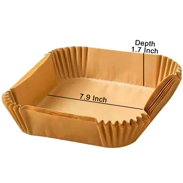 Air Fryer Disposable Non Stick Paper Liners 50 Pcs