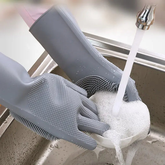 Silicon Dish Washing Gloves