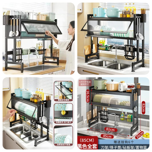 Over the Sink Cabinate Rack (Box Packing) – 85cm – (Premium Quality)